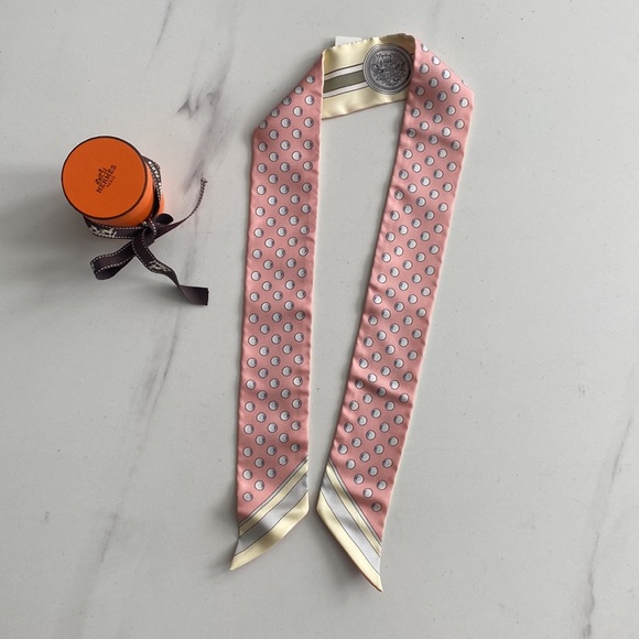 Hermes Grand Tralala Twilly Pink Rose - Picture 4 of 9